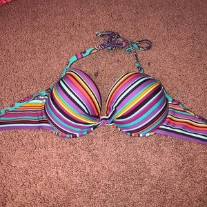 STRIPED BIKINI TOP!!